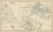 Dunbarton, Pittsfield Village, Pittsfield, Dunbarton Center, New Hampshire State Atlas 1892 Uncolored